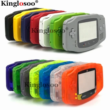 Čiste Barve Limited Edition Polno Lupini Kritje Primera Zamenjava komplet za Game Boy Advance GBA stanovanj w/ gume blazine Slike