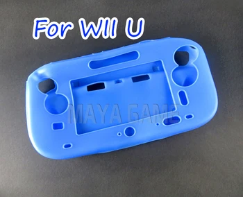 15pcs Visoke Kakovosti VROČE Prodaje Multi-barvni Zaščitno Mehko Silikonsko Kože Primeru za Wii U WIIU Krmilnik Slike
