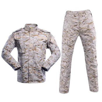 2023 Novo 3 Barvno Mreža ACU Serije Vojaško Uniformo Colete Tactico Militar Obleko Kul Oblačila za Moške Slike