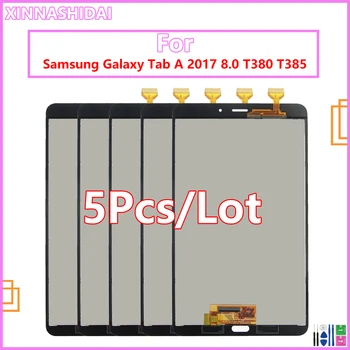 5pcs/veliko Za Samsung SM-T380 SM-T385 Za Samsung Galaxy SM-T380 SM-T385, Zaslon na Dotik, Računalnike LCD-Zaslon Skupščine Zamenjava Slike