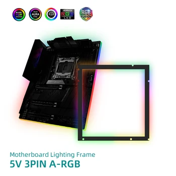 5V3Pin Mainboard A-RGB Razsvetljava Okvir ATX MATX ITX matične plošče iz Ozadja AURA SINHRONIZACIJO PC Primeru LED Trakovi Mavrice po Meri MOD Plošča Slike