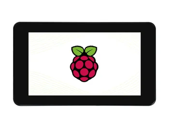 7 palčni Kapacitivni zaslon na Dotik, IPS Zaslon za Raspberry Pi, z Zaščito Primeru, 1024×600, DSI Vmesnik,Podpira Pi 4B Slike