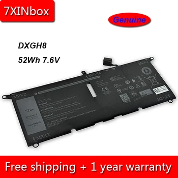 7XINbox 52Wh 7.6 V Prave DXGH8 0H754V H754V P82G Laptop Baterija Za Dell XPS 13 9380 9370 FHD Serije Slike