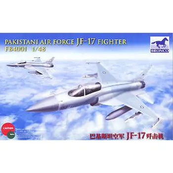 BRONCO FB4001 1/48 Pakistanski Air Force JF-17 Borec Obsegu Model Kit Slike