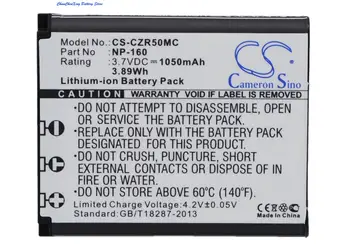Cameron Kitajsko 1050mAh Baterija NP-160 za Casio Exilim EX-FC500, Exilim EX-ZR55, Exilim EX-ZR60, Exilim EX-ZS220, Exilim EX-ZR50 Slike
