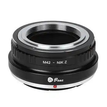 Fikaz M42-NIK Ž Aluminijeve Zlitine Objektiva Adapter Ring za M42 Nastavek Objektiva Primerni za Nikon Z Mount Kamera za Nikon Z6 za Nikon Z7 Slike