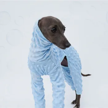 Greyhound Oblačil Super Mehka Jeseni in Pozimi Topla Oblačila za Pse Psa Kostum Psa Dodatki Whippet Oblačila Pes Jakna Slike