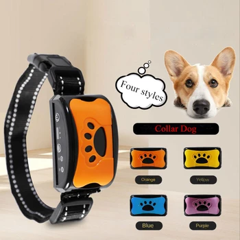 Hišni Pes Repeller Anti Skorja Napravo USB Lubje za Odvračanje Ultrazvočno Pes Usposabljanja Ovratnik Pes Ustavi Skorja Vibracije Pisk Ovratnik Slike