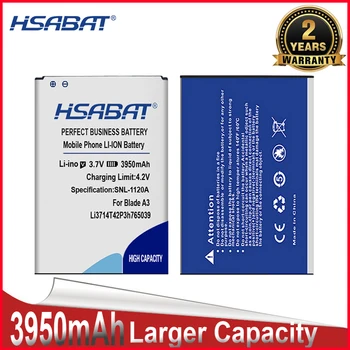 HSABAT večje zmogljivosti 3950mAh Li3714T42P3h765039 Baterija za ZTE Blade A3 Baterije T220 AF3 T221 A5 AF5 Slike