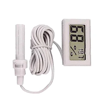 Mini LCD-Digitalni Termometer, Higrometer Temperatura Vlažnost Meter Digitalni LCD Zaslon Vremenske Postaje v Zaprtih prostorih kuhinja termometro Slike