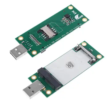 Mini PCI-E Brezžični WWAN Na USB Adapter za Kartico Reža za Kartico SIM tipka Za HUAWEI EM730 Padec Ladijskega prometa Slike