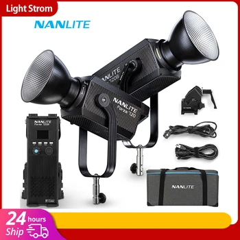 Nanlite Forza720 720B 800W COB 2700-6500K LED Spot Luči Fotografija Dvo-Barvne Luči, Svetilka Led Bright High-Power Film Svetlobe Slike