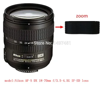 Objektiv Zoom Gume Obroč / Oprijem Gume Popravila Succedaneum Za Nikon AF-S DX 18-70mm f/3.5-4.5 G ČE-ED leča Slike