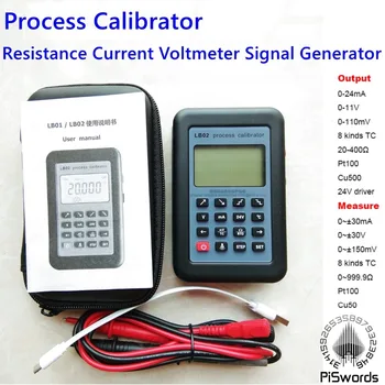 Odpornost na Trenutne Voltmeter Signal Generator Vir Proces Kalibrator 4-20 ma/0-10V/mV LB02 Slike