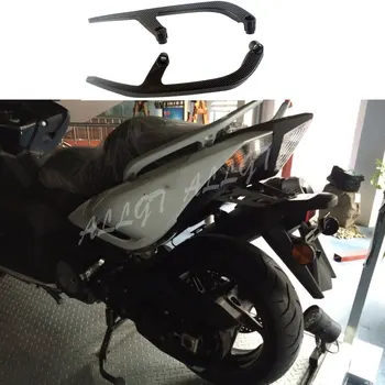 Ogljikovih Vlaken natisnjeni Zadnji Ročaj Palice Armrest Za Yamaha T-Max500 2008-2011/T-Max500/530 2012-2016 Slike
