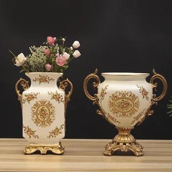 Preprosta in ustvarjalno Evropski stil doma moderna dnevna soba čaj tabelo okraski smolo domače sadje sklop sodobnih dekorativna darila Slike