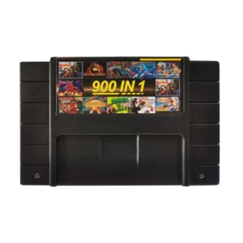 Super DIY Retro 900 v 1 Pro Igra Kartuše za 16 Bit Igra Konzola Kartico, Rdeča Slike