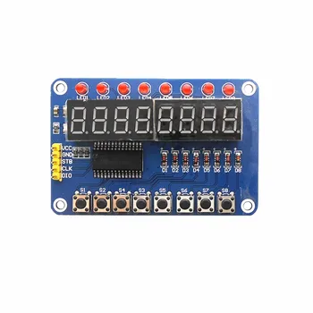 TM1638 Gumb Digitalni Cev LED prikazovalniku (8-bitni Digitalni Cev\LED\ Gumb) Elektronski Modul Slike