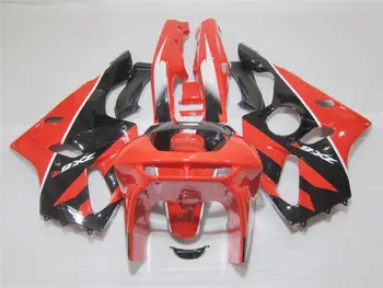 Vrh, prodaja moto deli oklep komplet za Kawasaki ZX6R 94 95 96 97 rdeča črna fairings nastavite ninja zx6r 1994-1997 OT22 Slike