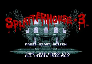 Vročih Splatterhouse 3 16 Bit MD Igra Kartice Za Sega Mega Drive Za Genesis Slike