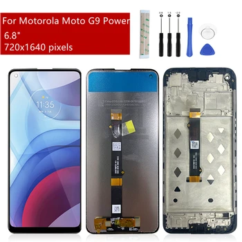 Za Motorola Moto G9 Moč LCD-Zaslon, Zaslon na Dotik, Računalnike Zbora Za Moto G9 Moč Lcd Zamenjava rezervnih Delov za 6,8