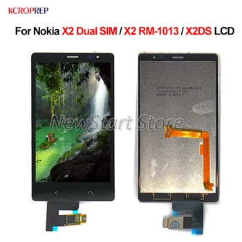 Za Nokia X2 Dual SIM X2 RM-101 X2DS LCD-Zaslon, Zaslon na Dotik, Računalnike Skupščine 4.3
