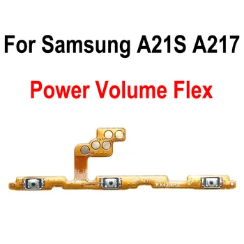 Za Samsung Galaxy A21S A217 Moč Prostornina Strani tipka Tipka Flex Kabel NA OFF Stikalo Flex Kabel Zamenjava rezervnih Delov Slike