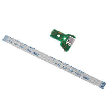 Zamenjajte Polnjenje prek kabla USB Vrata Odbor Za JDS-040 PS4 Krmilnik Z 12Pin Flex Kabel Slike
