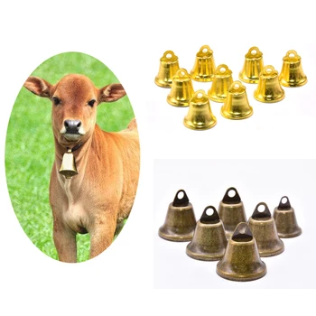 Živine Krava, Konj, Ovca, Pes Oprema Za Pašo Zvonovi Se Prepreči Izguba Čisti Bakreni Material Čist Glasen Kmetiji Bell Slike